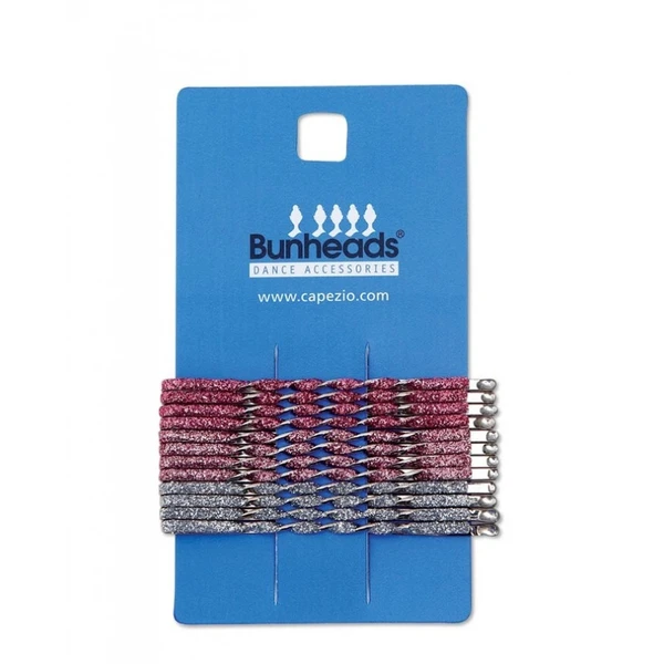 Capezio glitter glam bobby pins, barevné třpytivé sponky do vlasů