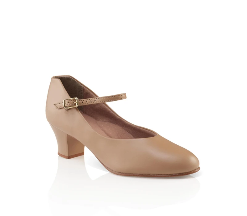 Capezio Jr Footlight, charakterky - Hnědá caramel Capezio