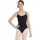 Capezio Camisole Leotard with twist back, baletní dres - Černá