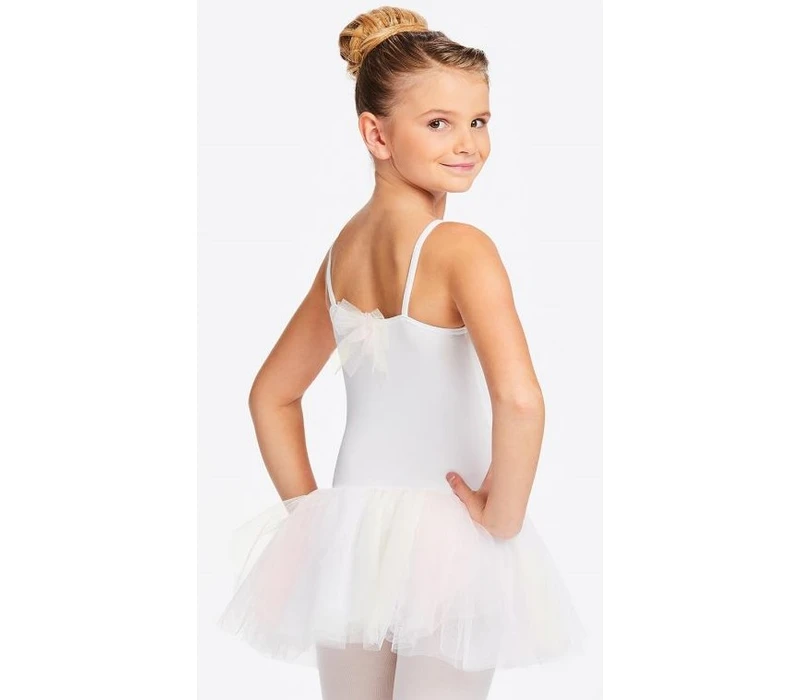 Capezio Parfait, dětský dres s tutu sukénkou - Bílá