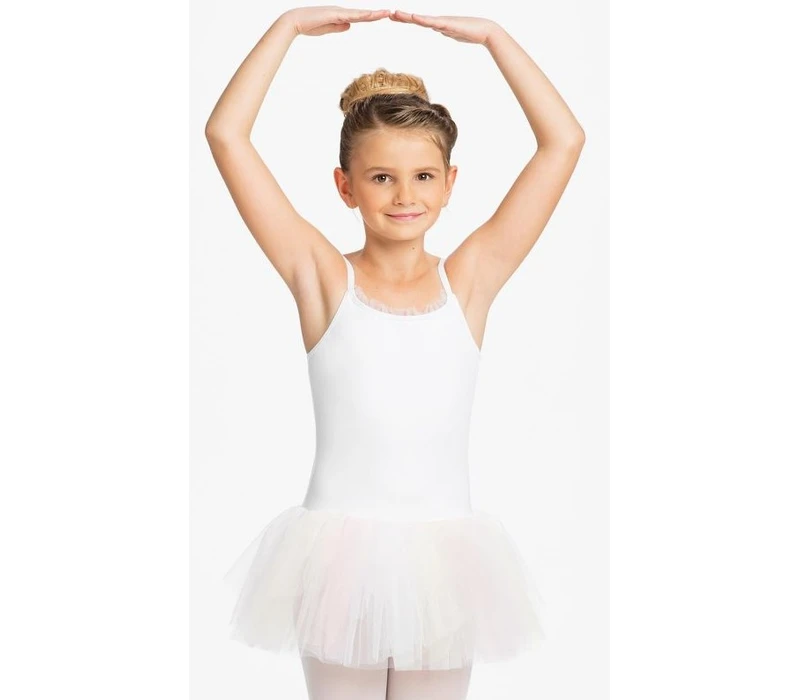 Capezio Parfait, dětský dres s tutu sukénkou - Bílá