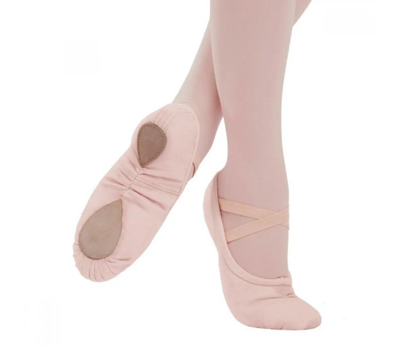 Capezio Pro Canvas Ballet, baletní cvičky - Růžová balet Capezio