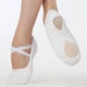 Capezio Pro Canvas Ballet, baletní cvičky - Bílá