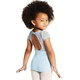 Capezio puff sleeve keyhole back leotards, dětský dres
