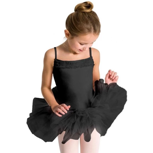 Capezio Ruffle Yoke, dětský dres s tutu sukýnkou