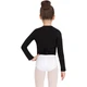 Capezio Tactel wrap top, dětský top na zahřátí