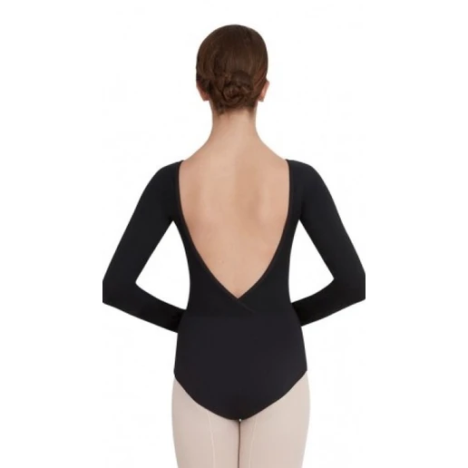 Capezio V neck long sleeve, baletní dres