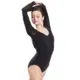 Capezio V neck long sleeve, baletní dres