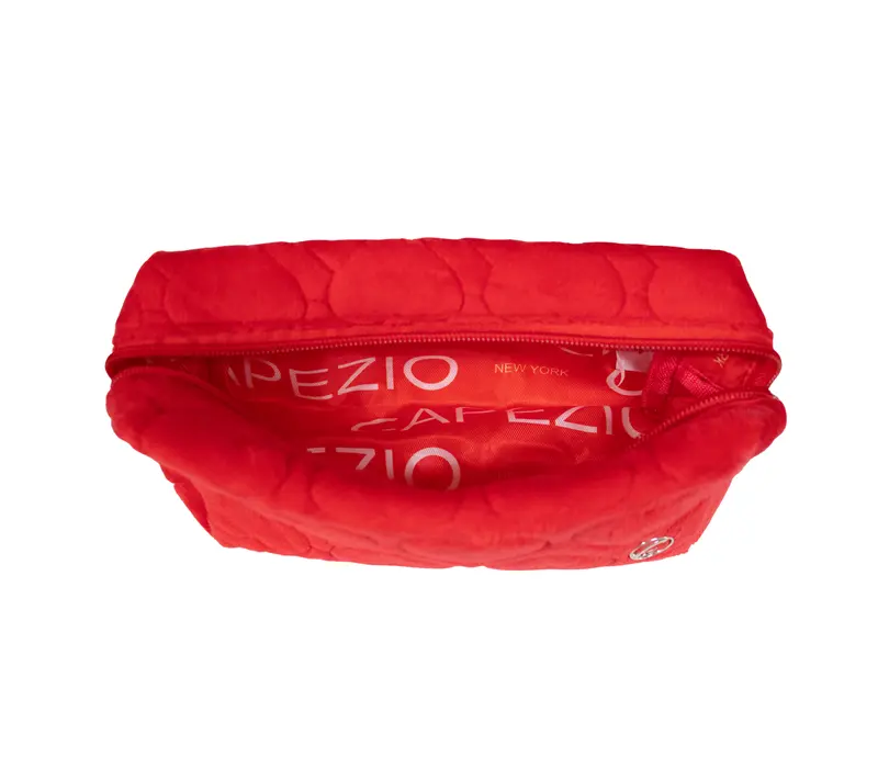 Capezio, srdíčková kosmetická taška - Červená Capezio