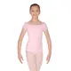 Capezio puff sleeve Leotard, dresík s třpytivými rukávky