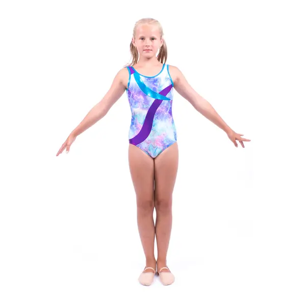 Capezio Swirl Front Tank Leotard, gymnastický dres