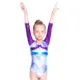 Capezio Gymnastics Arch Back, gymnastický dres - Capezio Laser svetle modrá