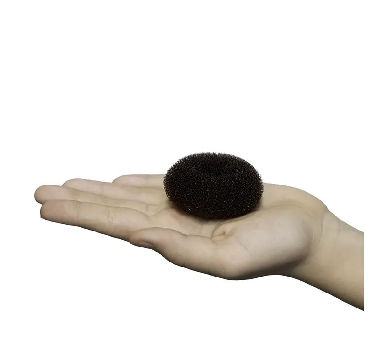 Dansez Vous hair donut, držák drdolu S - Tmavě hnědá