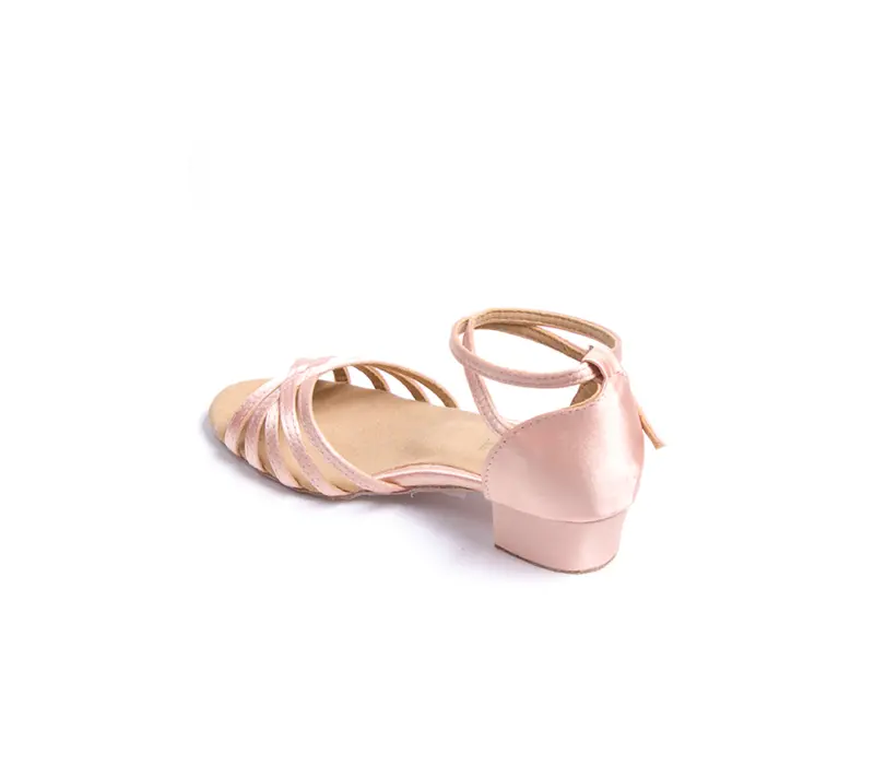 Sansha Marina BK10056S, boty na společenský tanec - Tělová světle Sansha
