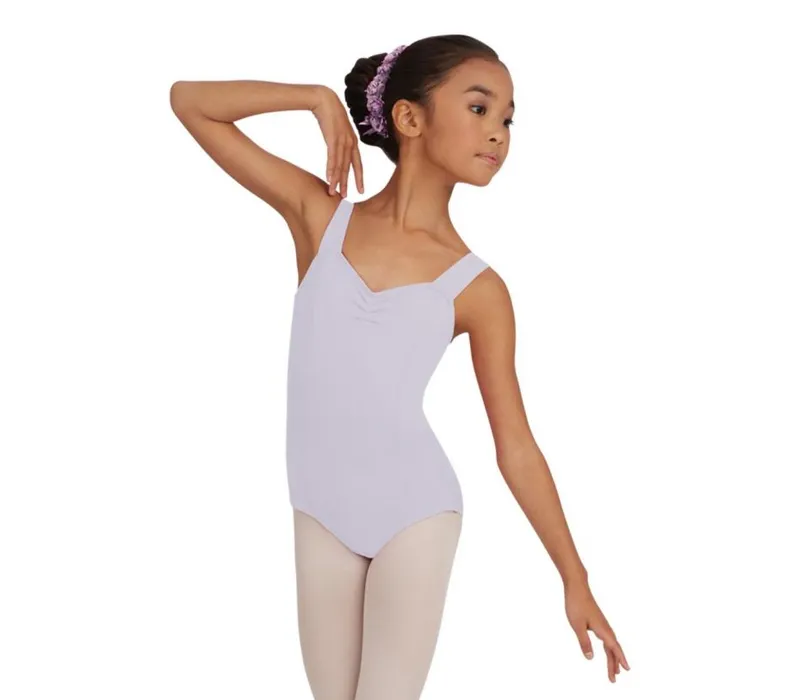 Capezio Leotard, dětský dres na široká ramínka  - Fialová lavender Capezio