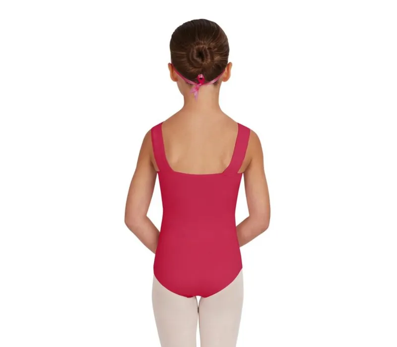 Capezio Leotard, dětský dres na široká ramínka  - Morušová světle Capezio