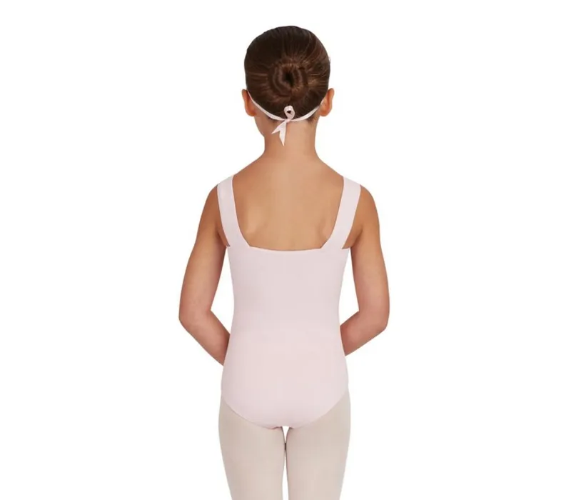 Capezio Leotard, dětský dres na široká ramínka  - Růžová Capezio