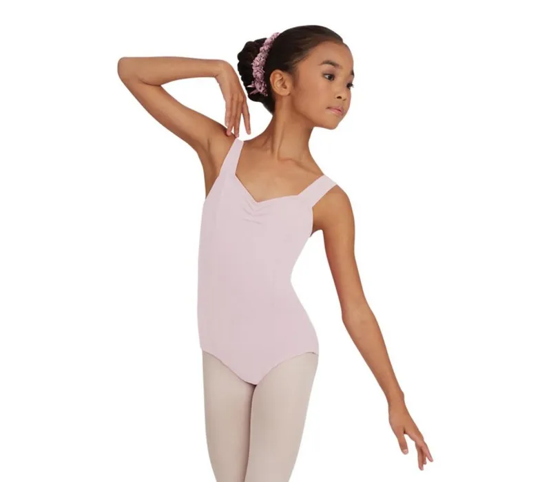 Capezio Leotard, dětský dres na široká ramínka  - Růžová Capezio