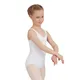 Capezio Leotard, dětský dres na široká ramínka  - Bílá