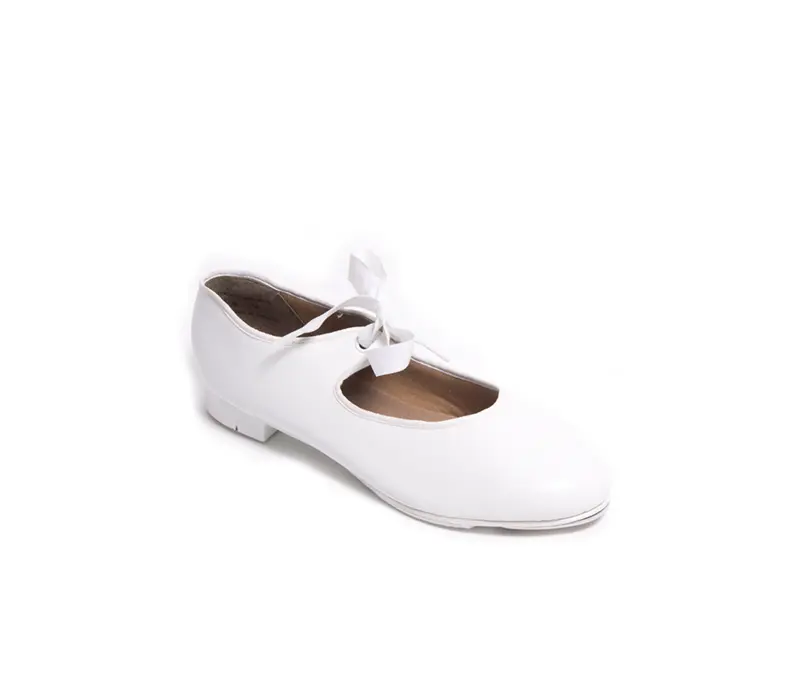 Capezio PU JR. Tyette tap shoes, boty na step - Bílá