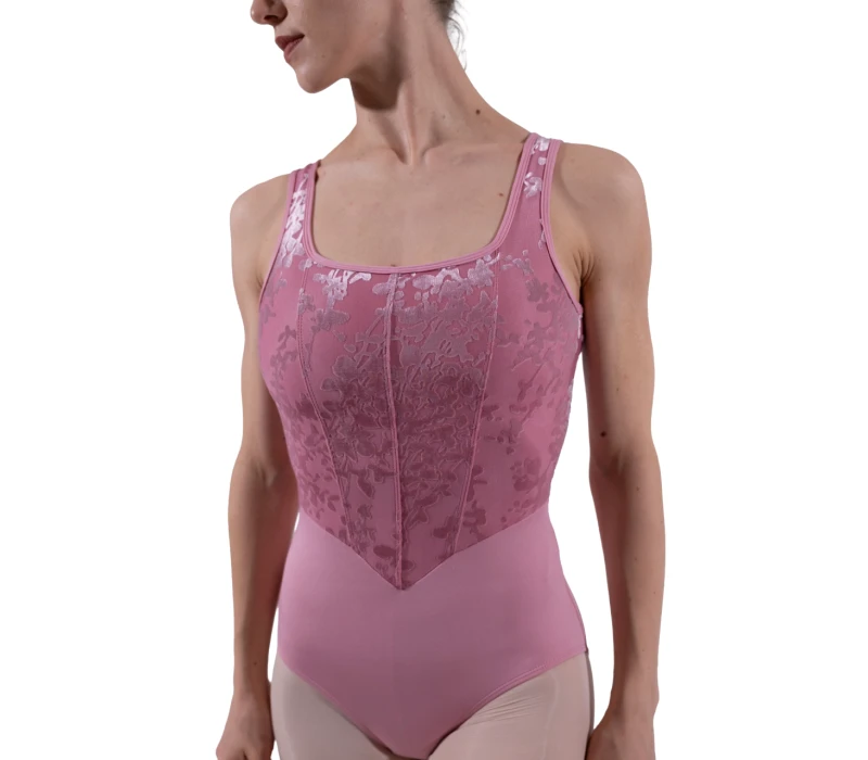 Capezio Cristóbal, dámský dres na široká ramínka - Pudrově růžová Capezio Capezio Cristóbal, dámský dres na široká ramínka - Pudrově růžová Capezio