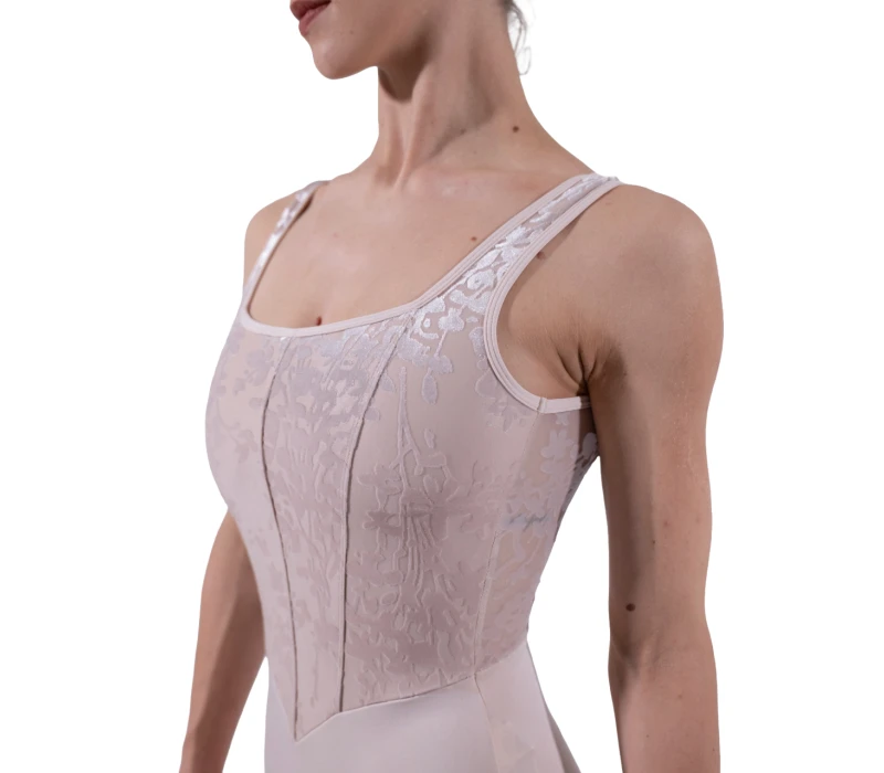 Capezio Cristóbal, dámský dres na široká ramínka - Křišťálově šedá Capezio Capezio Cristóbal, dámský dres na široká ramínka - Křišťálově šedá Capezio