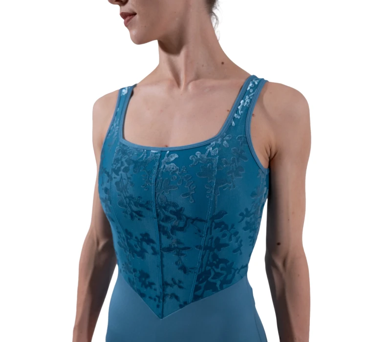 Capezio Cristóbal, dámský dres na široká ramínka Capezio Cristóbal, dámský dres na široká ramínka - Modrá bouřka Capezio